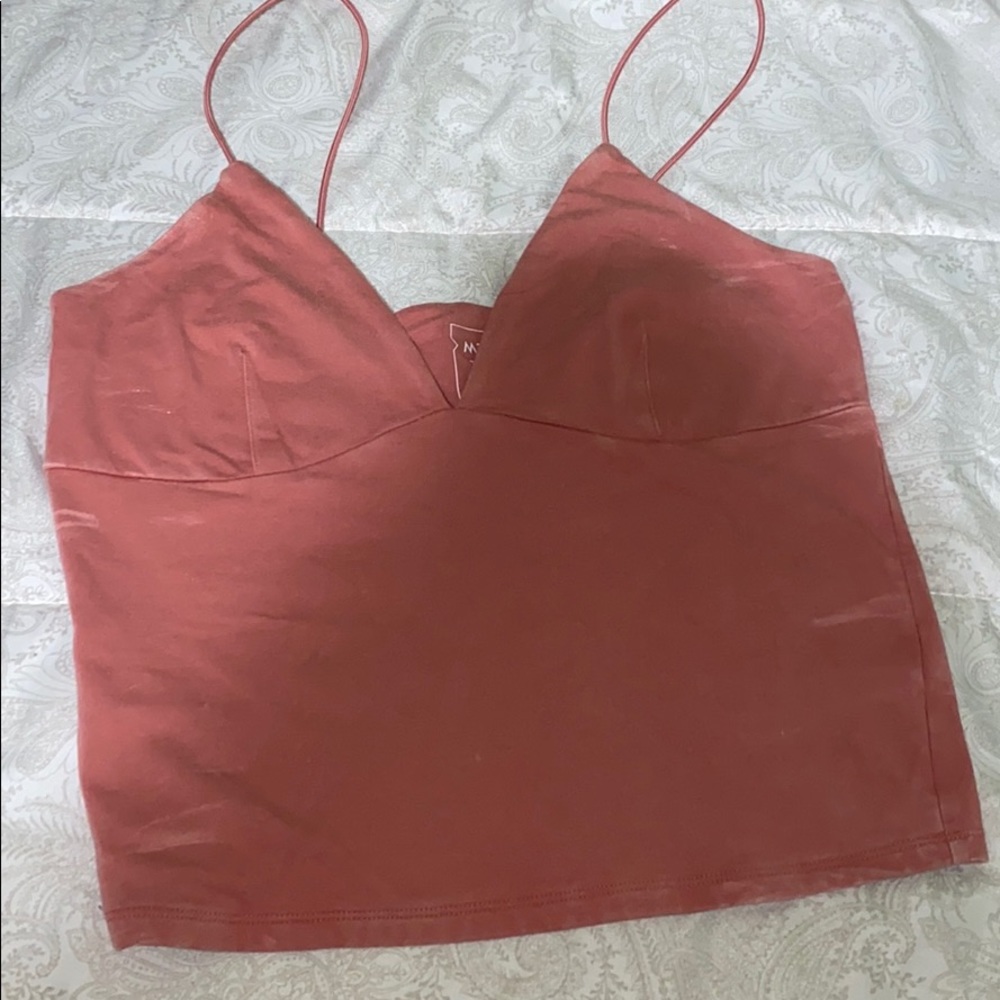 Light pink crop top